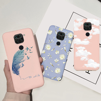 Dla Xiaomi Redmi uwaga 9 przypadku miękka kreskówka wzór silikonowy telefon tylna pokrywa skrzynka dla Xiaomi Redmi uwaga 9 Pro Max 9s Note9 zderzak 2